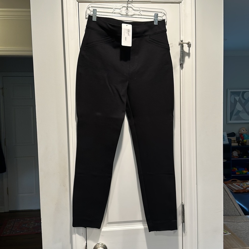 NWT Medium Black Spanx Ponte Straight Paint